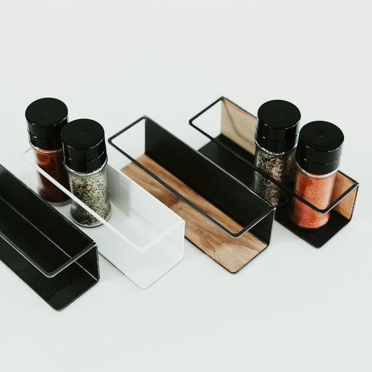 Spice racks metal wood spices organizer