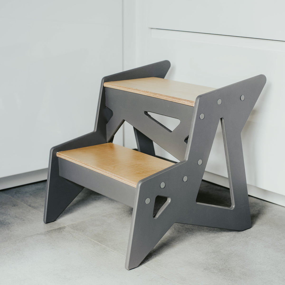 step stool climbing
