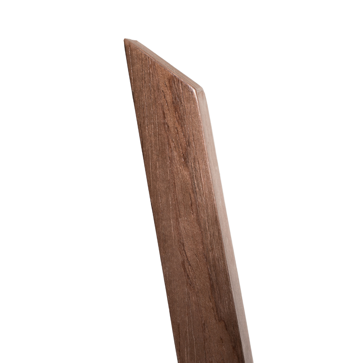 Wave design tall wooden floor plant stand indoor single pot walnut