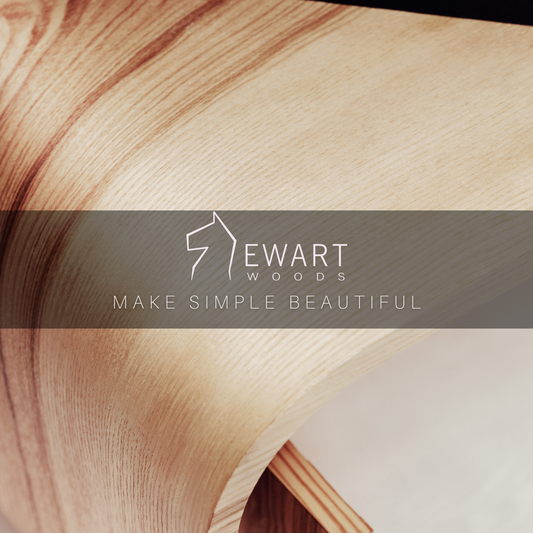 Small round living room ashwood coffee table with modern design made by EWART WOODS