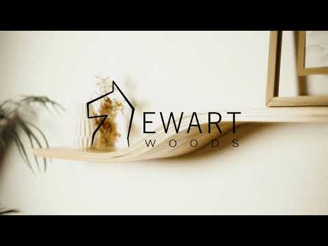 Wave floating shelf video by EWART WOODS