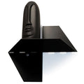 small metal wall shelf hexagon shaped