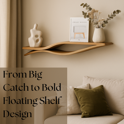 From Big Catch to Bold Floating Shelf Design
