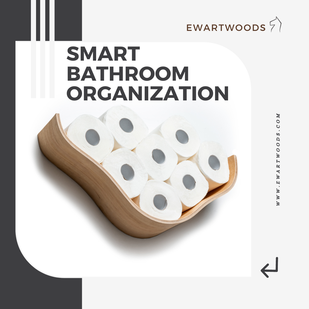 Smart and unique bathroom organization