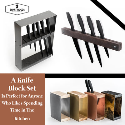 Un ensemble de blocs de couteaux est parfait pour quiconque aime passer du temps dans la cuisine.