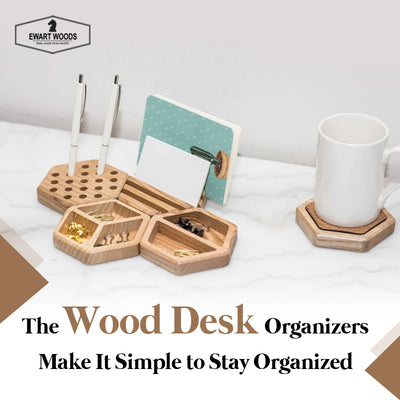 Les organisateurs de bureau en bois simplifient le maintien de l'organisation.