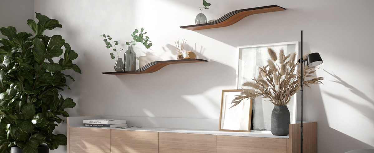 Fall Trends to Try: Nightstands & Floating Shelves