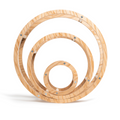 Montessori wooden rings set for children with different dimensions