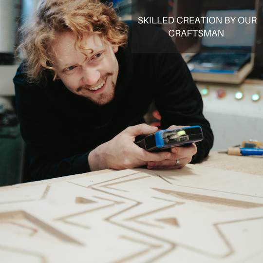 Escalón de madera (geométrico)