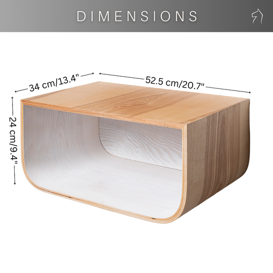 Floating nightstand set of 2 bottom shelf dimensions