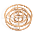 Montessori wooden rings set for children