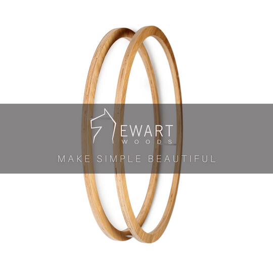 Circle wooden toilet paper holder by EWART WOODS