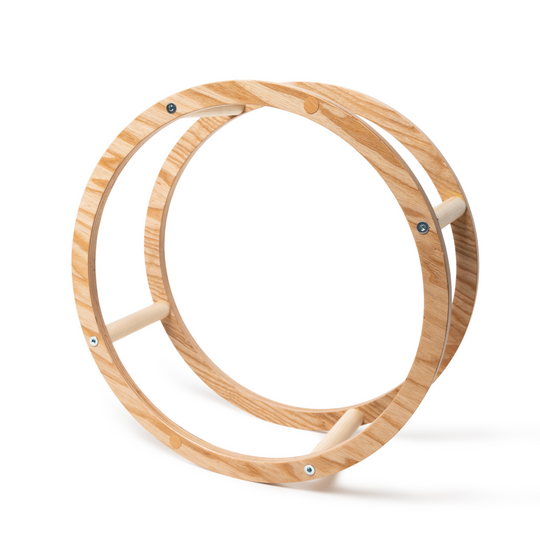 Montessori wooden ring for children