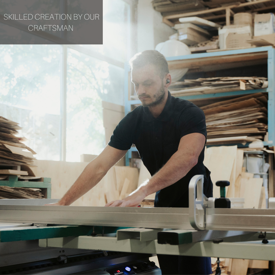 Craftsman working in carpentry