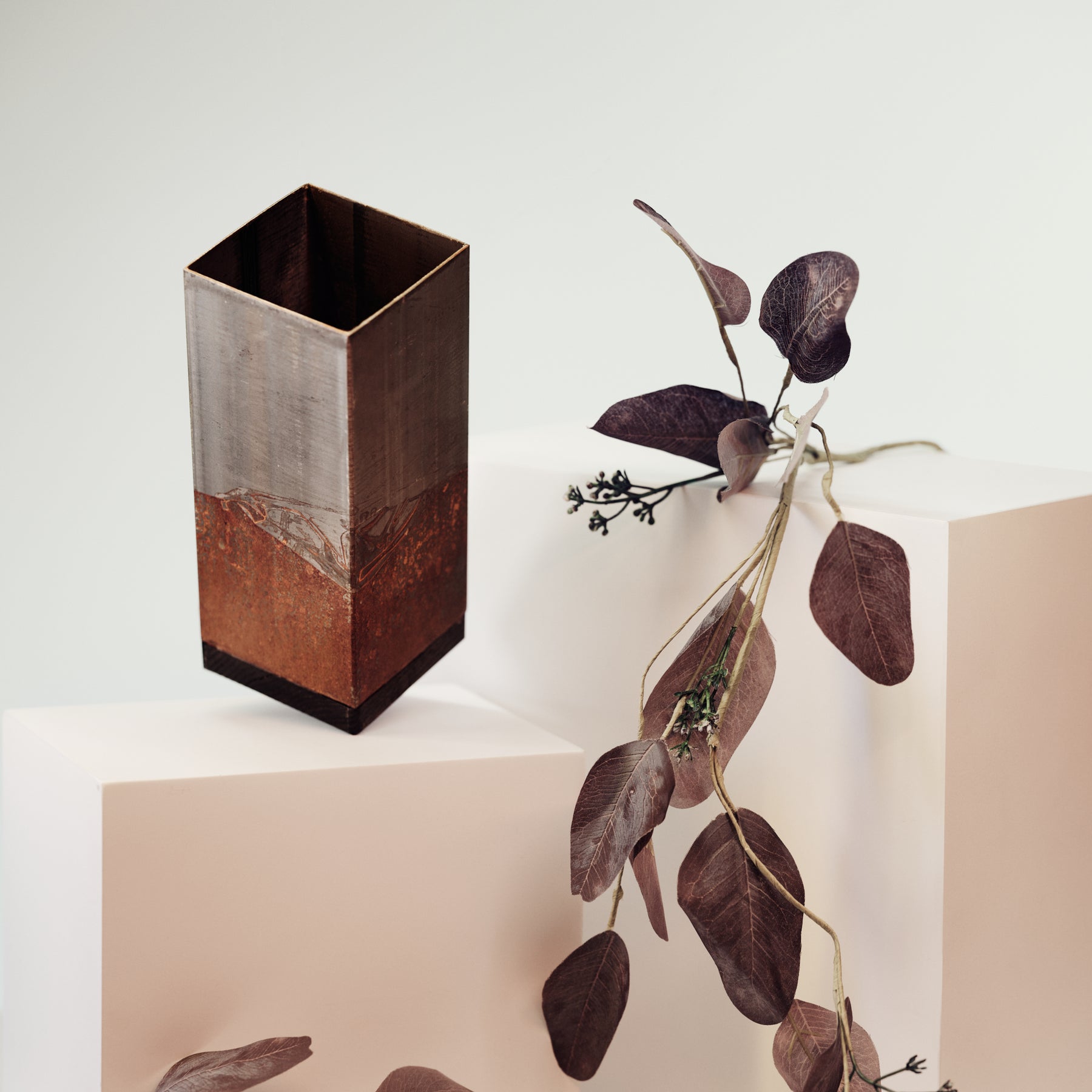 Soporte para utensilios de cocina, organizador de menaje de cocina (oxidado)