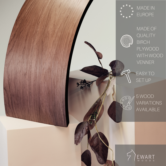 Soporte de toallas de madera - Moon