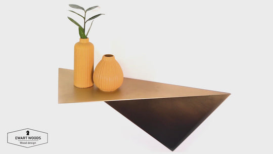 Dimensions for brass metal shelf made by EWART WOODS