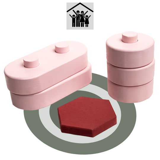 Indoor curling game made of wood - EWART WOODS