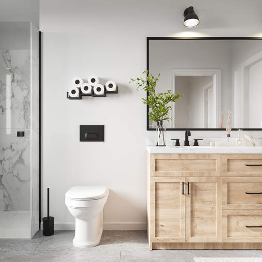 Toilet paper holder wall mounted Bricks - EWART WOODS