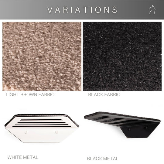 Wall Mounted Cat Perch metal shelves - EWART WOODS