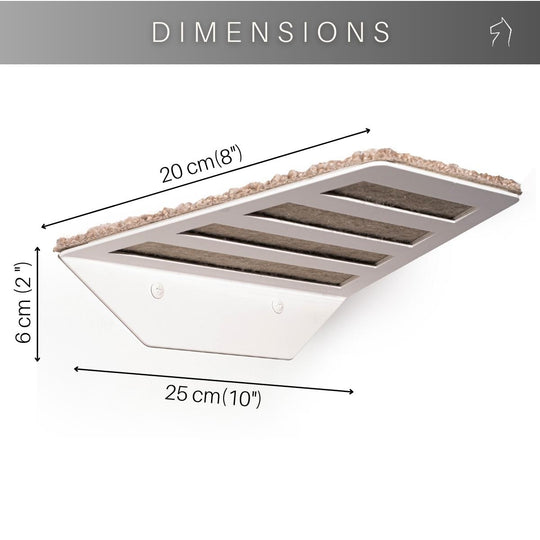 Wall Mounted Cat Perch metal shelves - EWART WOODS