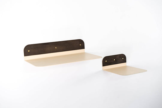 Wall hanging shelf with rounded edges - EWART WOODS