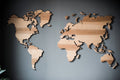 Wall Map of the World - EWART WOODS