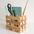 Wood miniature pallet desk organize - EWART WOODS