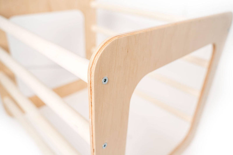 Kids Montessori activity cube wooden square climbing gym frame for toddlers