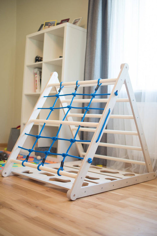 Triangle play equipment for Kids 3in1 Learning Play (Blue) - EWART WOODS