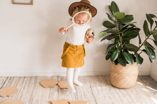 Wooden stepping stones (Animal footprint) - EWART WOODS