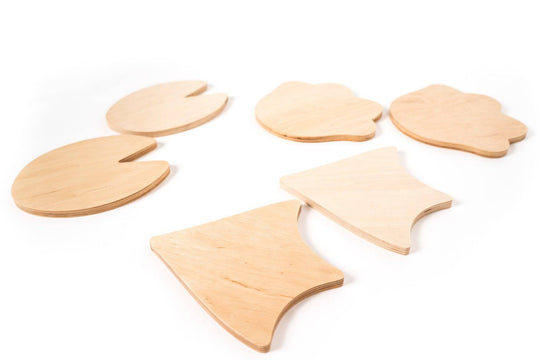 Wooden stepping stones (Animal footprint) - EWART WOODS