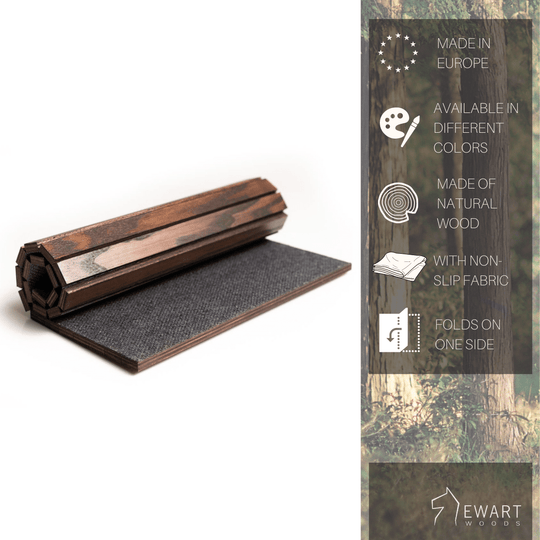 Burned Wooden Sofa Arm Tray Table on a couch arm, showcasing its versatility and stylish burnt wood finish. EWART WOODS