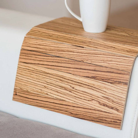 Sofa arm tray exotic colors - EWART WOODS