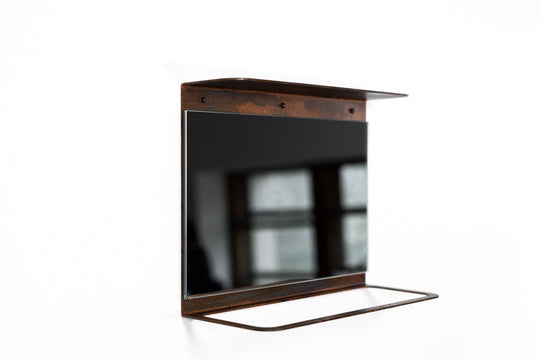 Towel rack with shelf bath holder - EWART WOODS